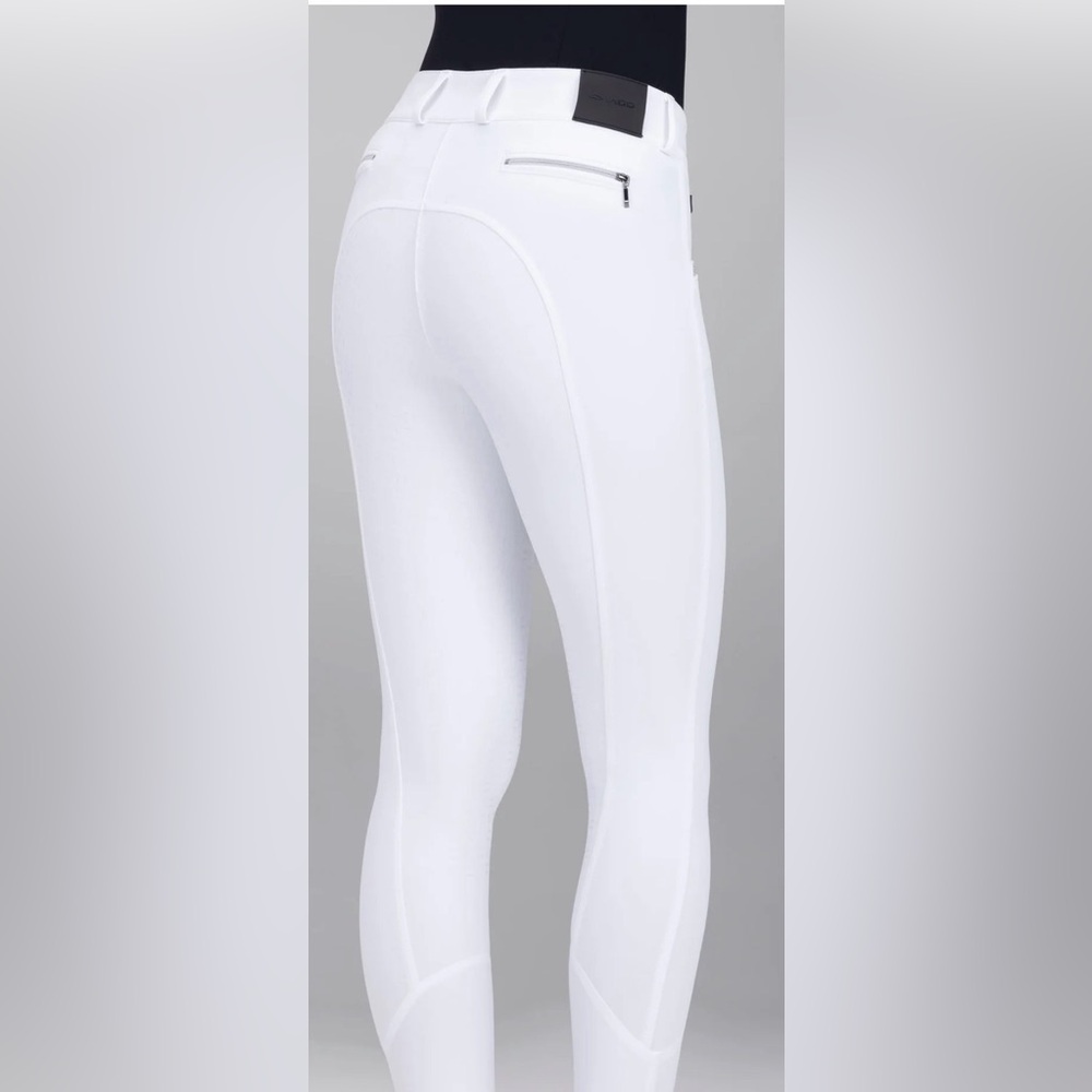 Iago Italia Equestrian Riding Show Breeches, White, Size 24, New With Tags! - Picture 2 of 10